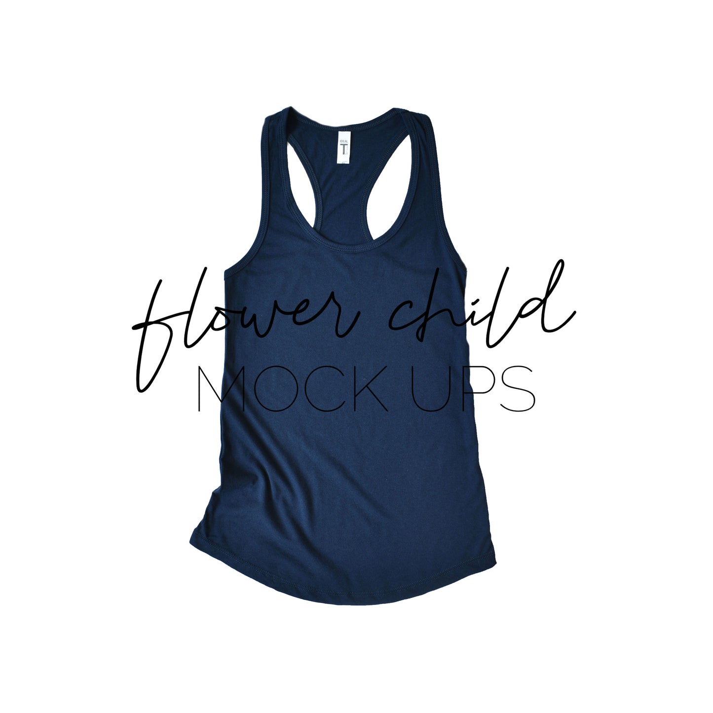 Next Level 1533 Navy Mock-up Flat - flowerchildmockups