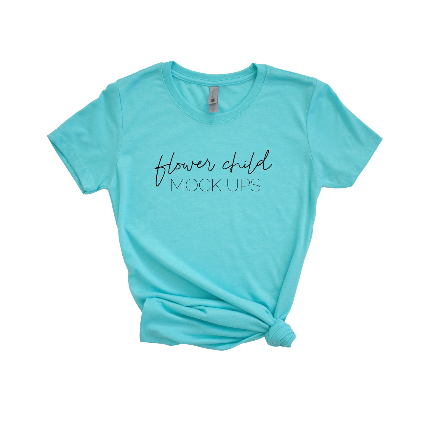 Next Level 6710 Tahiti Blue Mockup