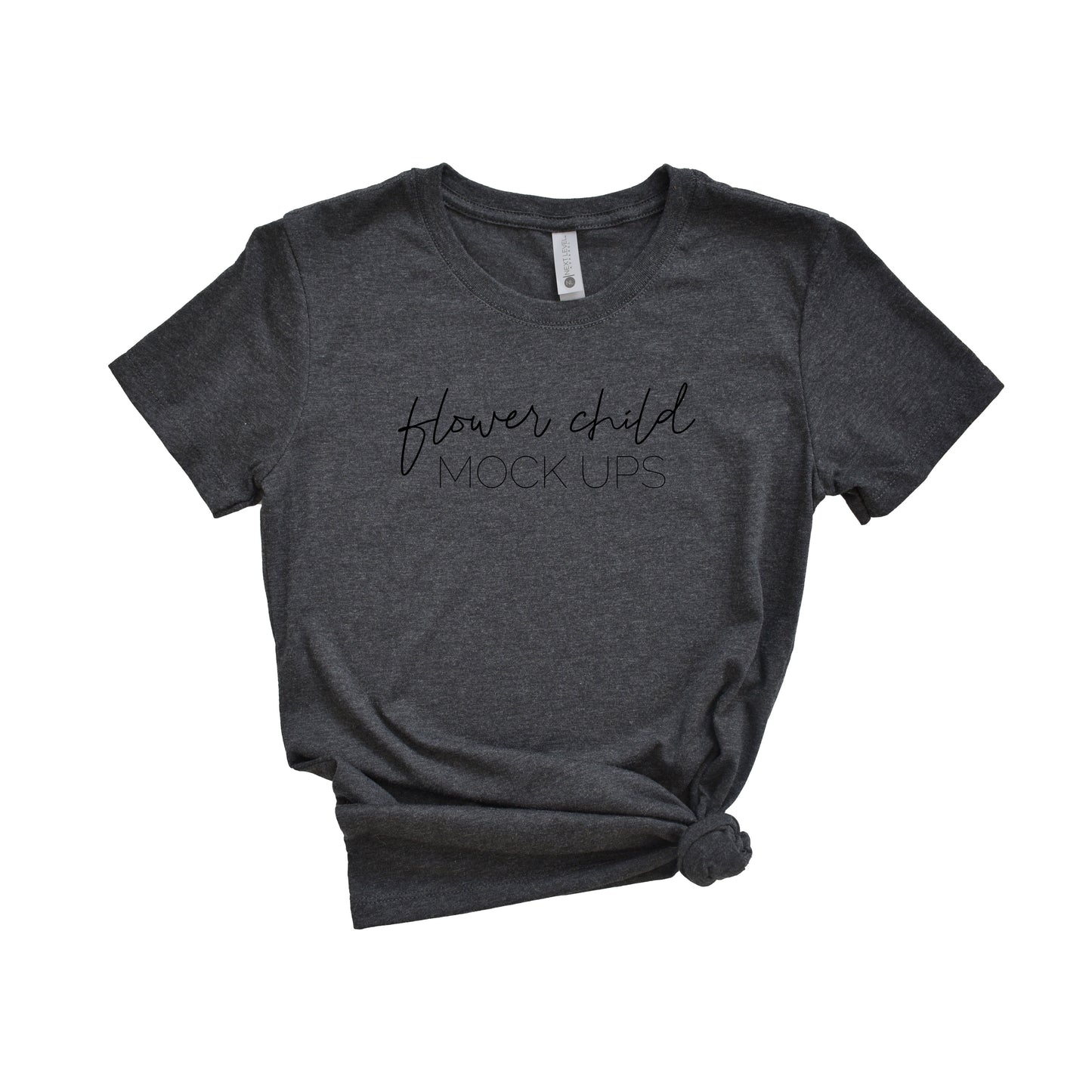 Next Level 6710 Vintage Black Mockup