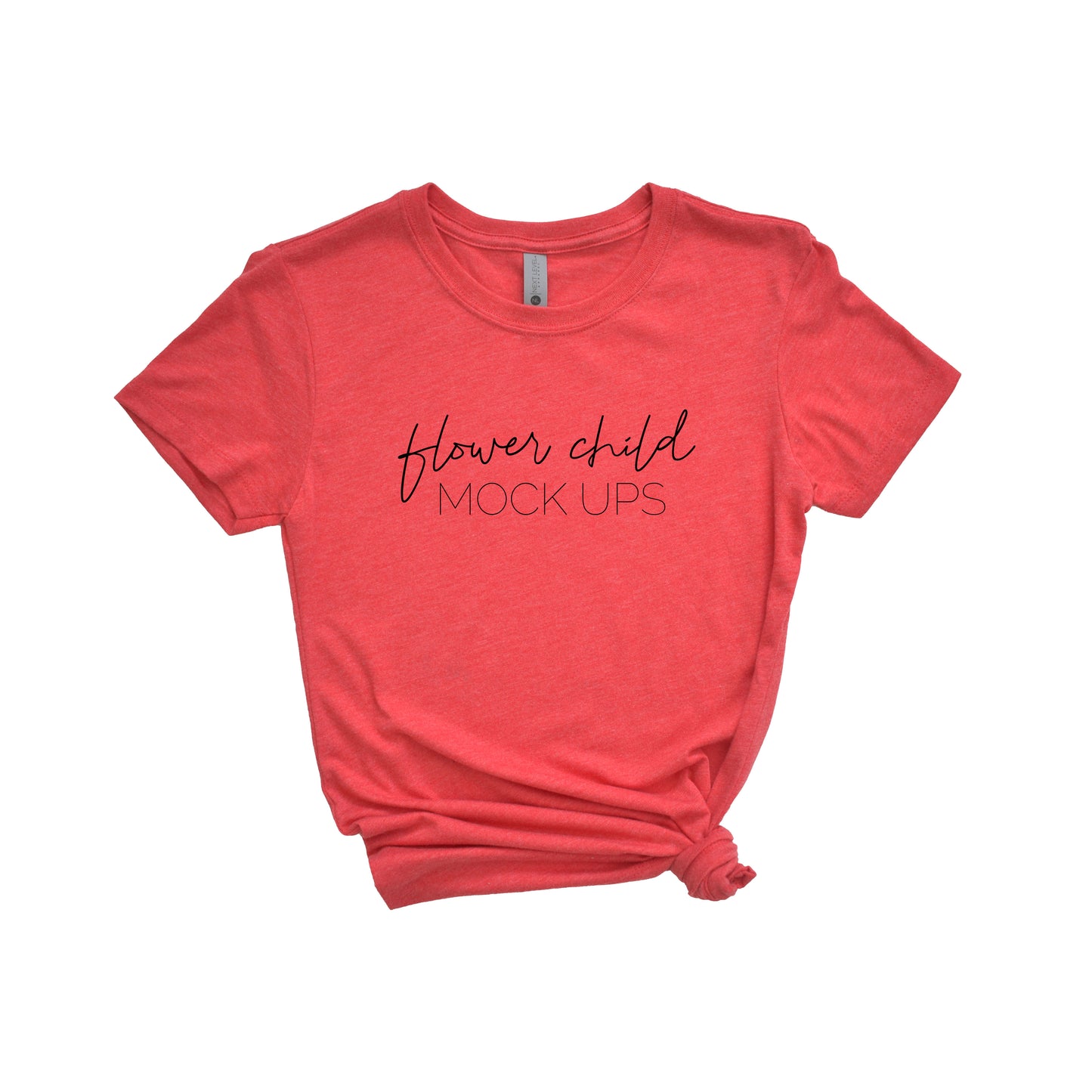 Next Level 6710 Vintage Red Mockup