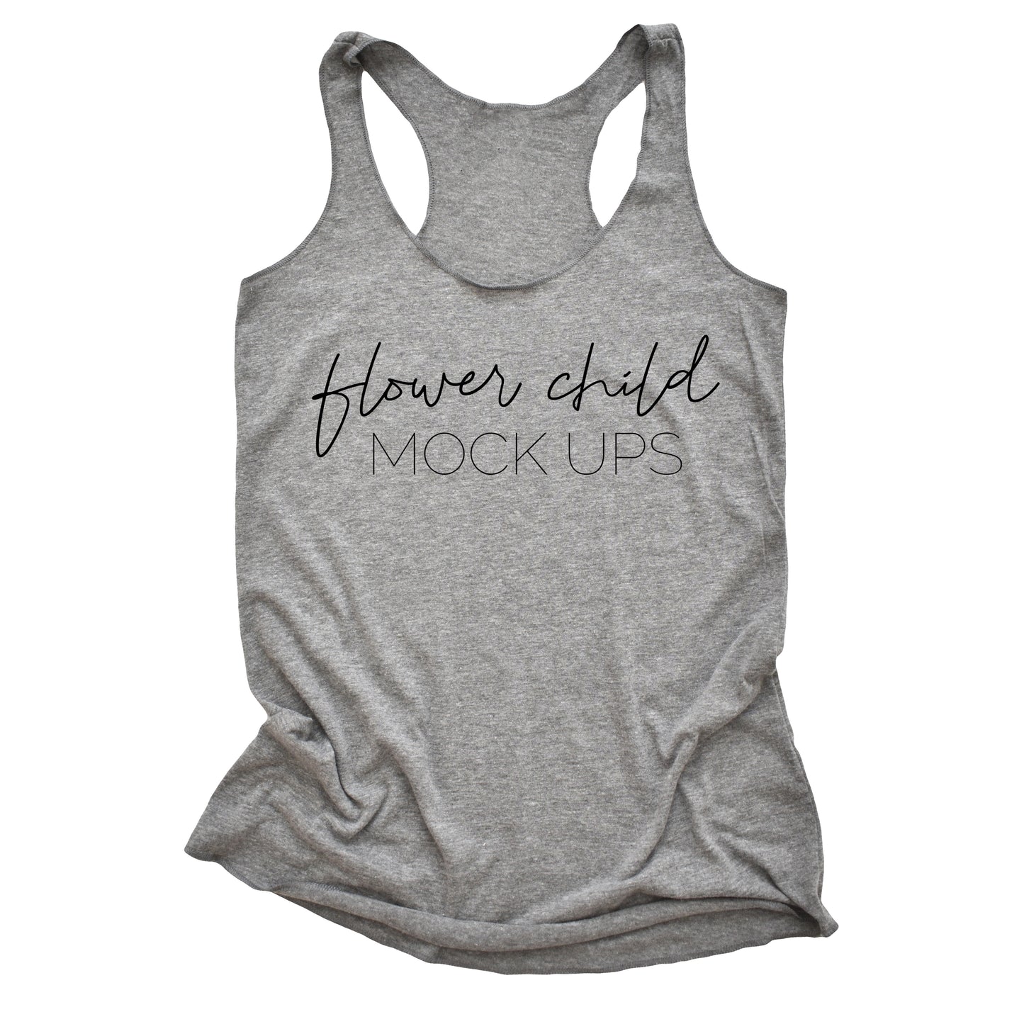 Next Level 6733 Premium Heather Gray TAGLESS - flowerchildmockups