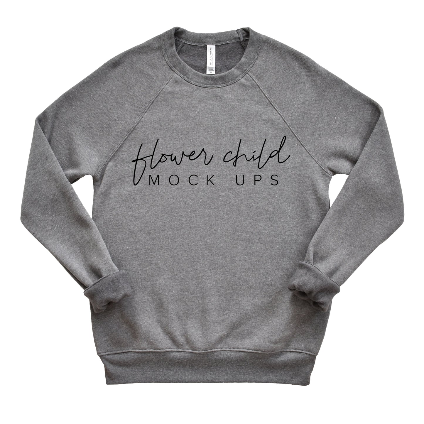 Bella Canvas 3901 Deep Heather Mockup