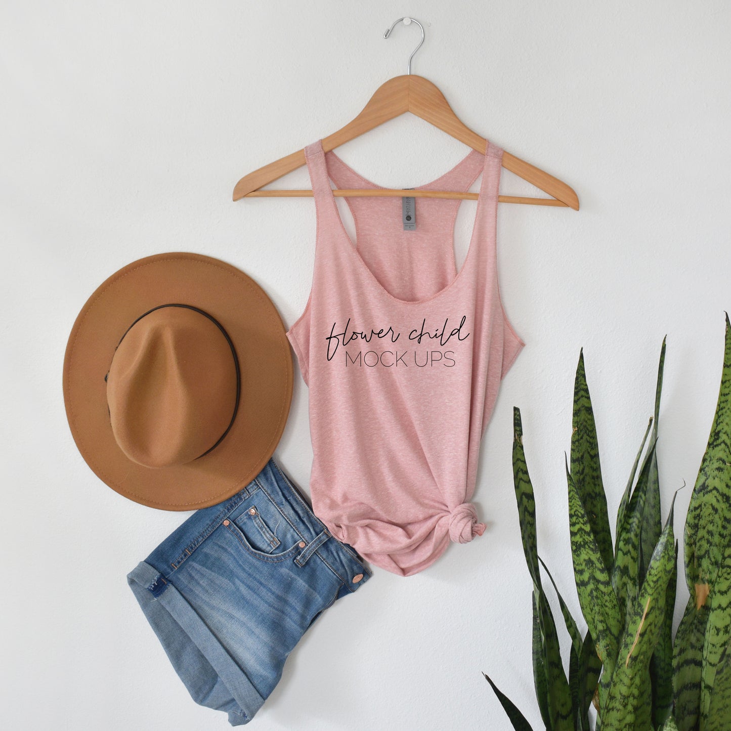 Next Level 6733 Desert Pink Mockup Boho - flowerchildmockups