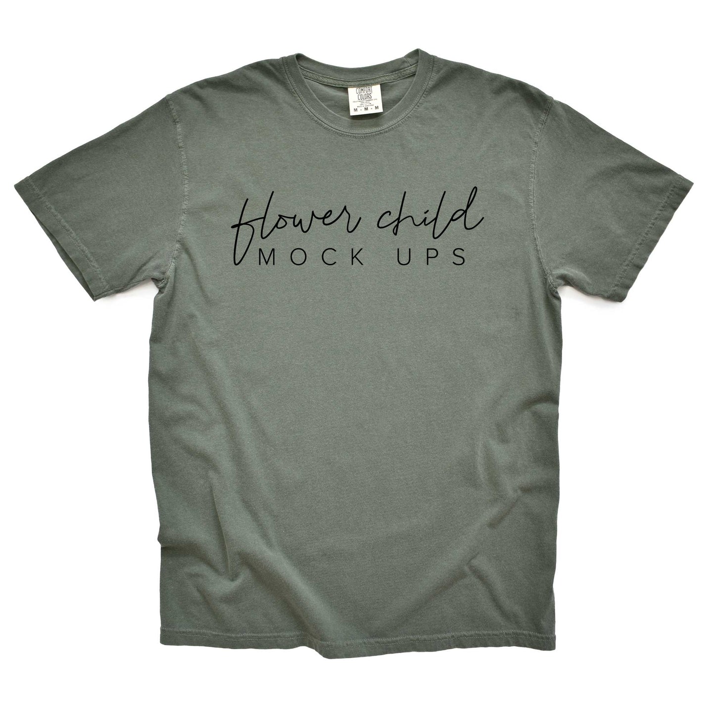 Comfort Colors 1717 Moss Mockup