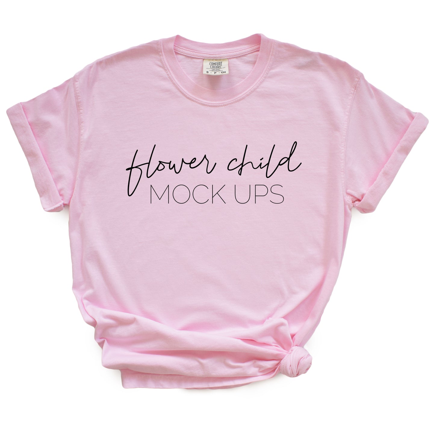 Comfort Colors Mockup 1717 Blossom - flowerchildmockups
