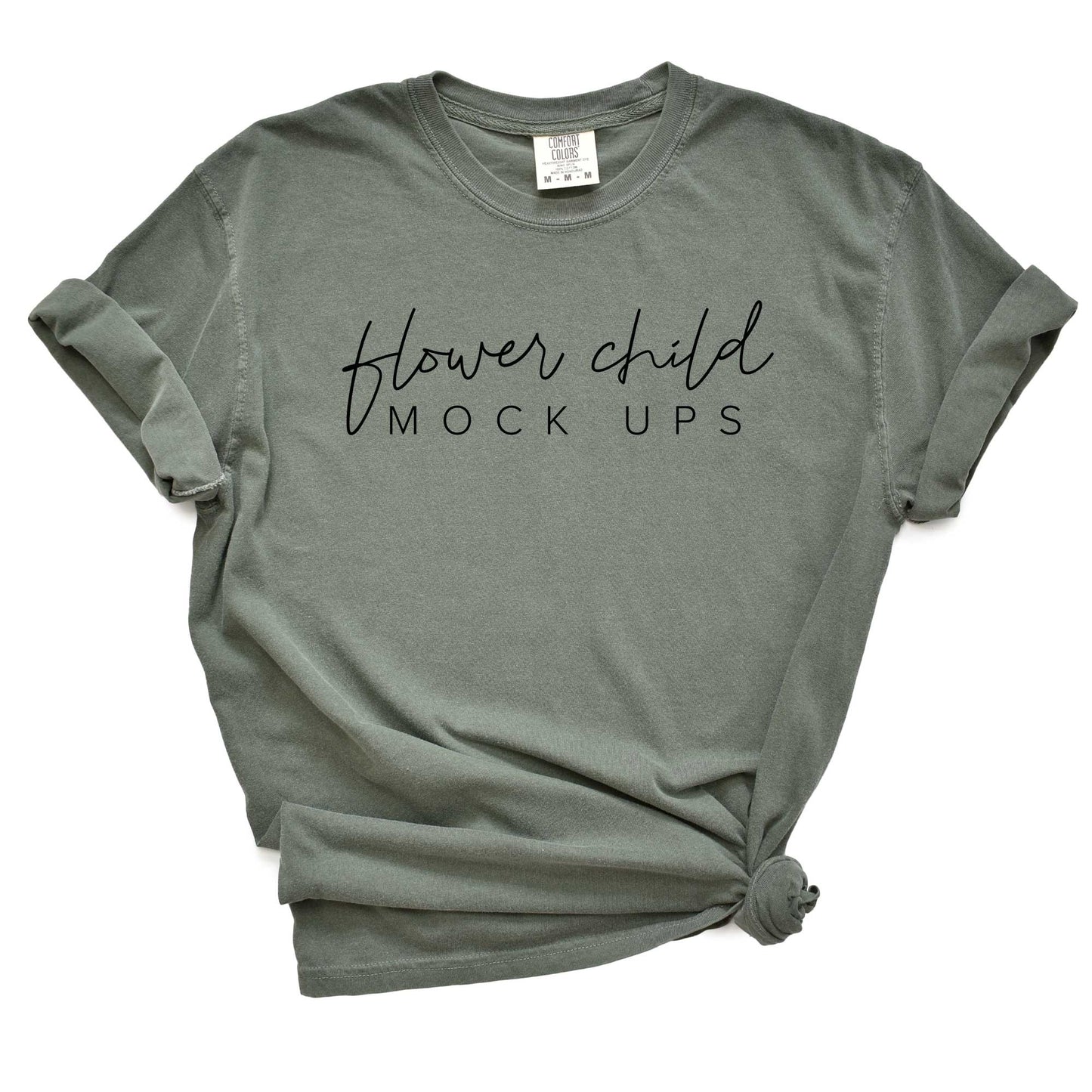 Comfort Colors 1717 Moss Mockup