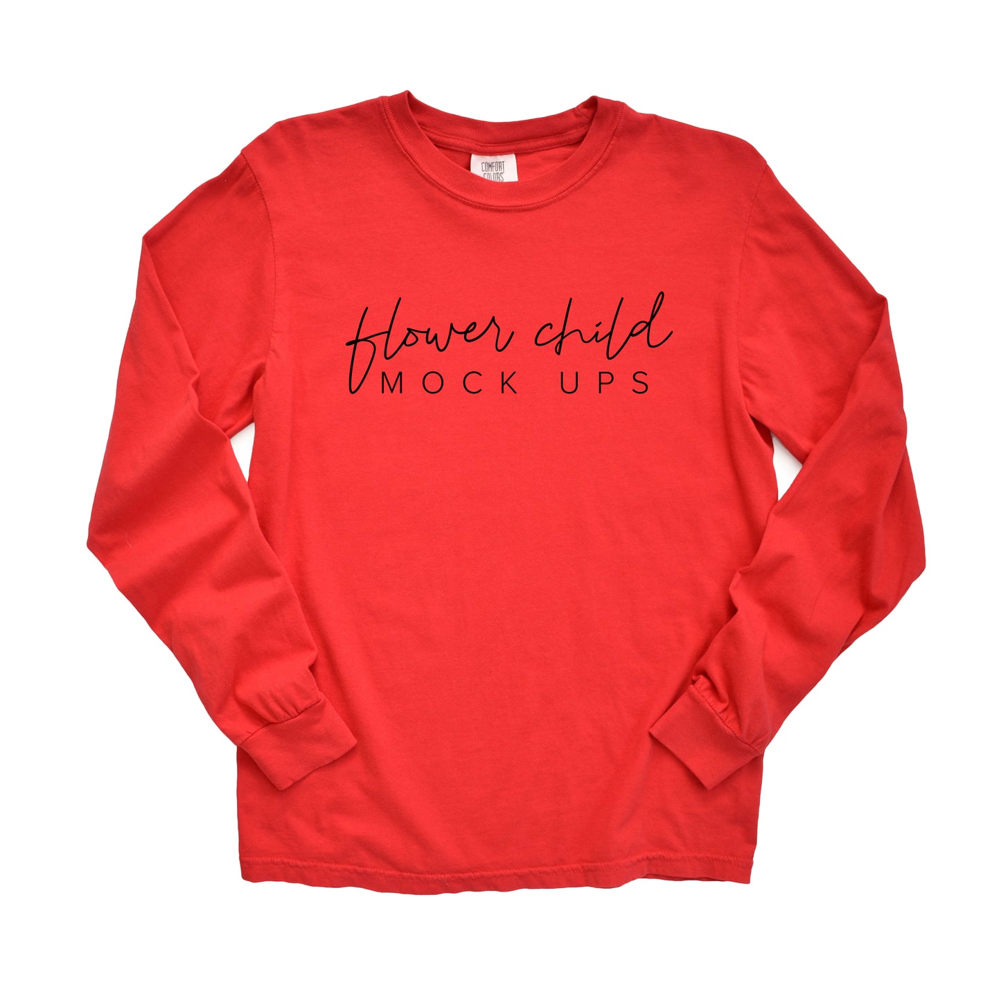 Comfort Colors 6014 Mockup Red