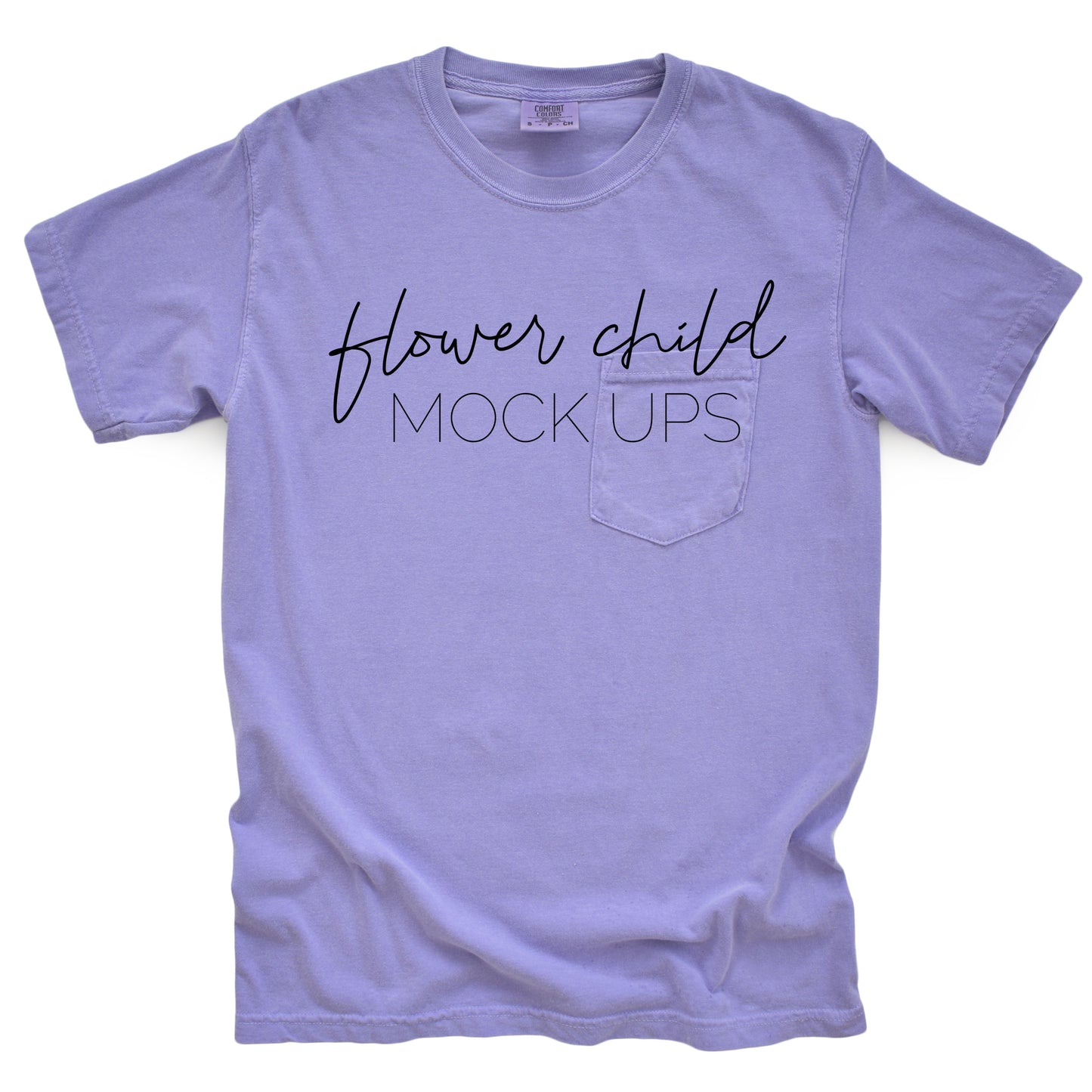 Comfort Colors Mockup 6030 Violet - flowerchildmockups