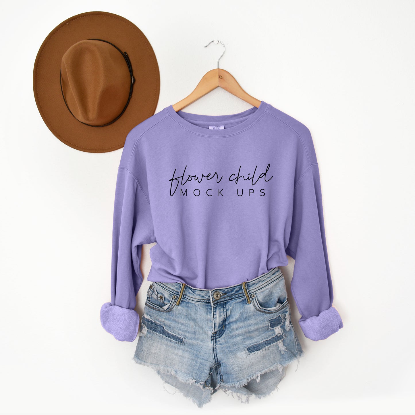 Comfort Colors 1566 Violet Mockup