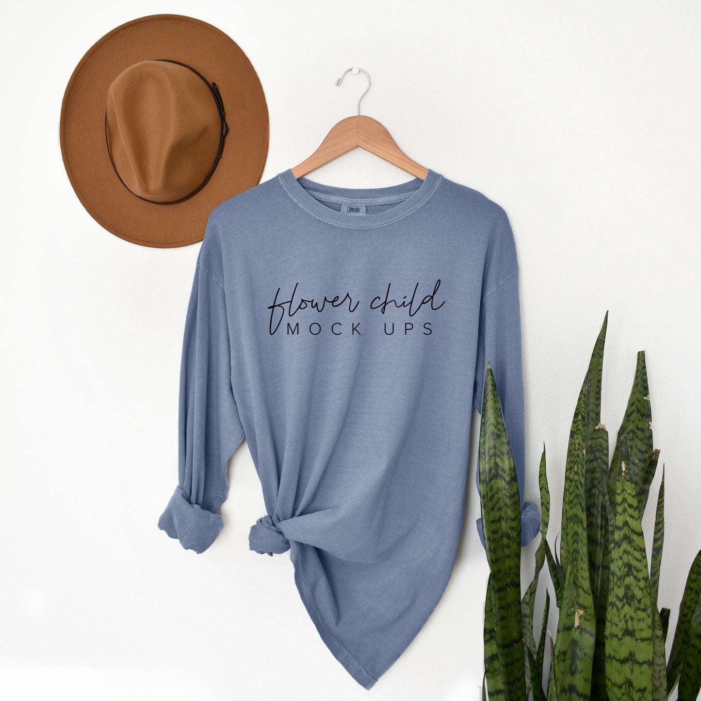 Comfort Colors 6014 Denim Mockup