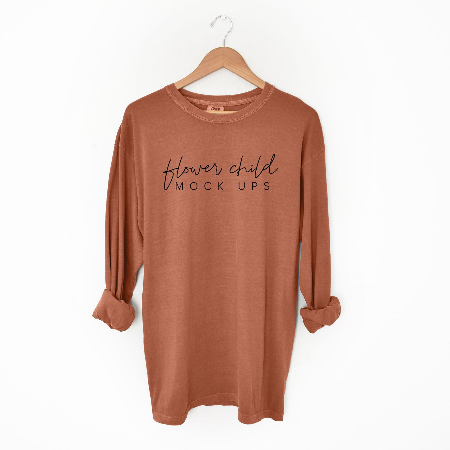 Comfort Colors 6014 Yam Mockup