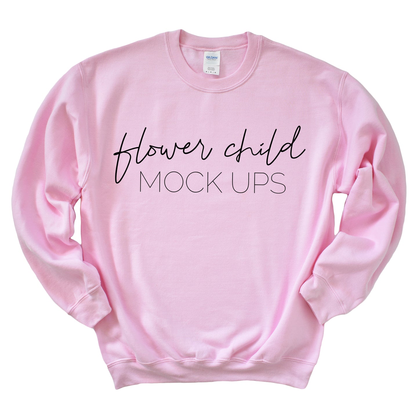 Gildan 180 Light Pink Mockup - flowerchildmockups