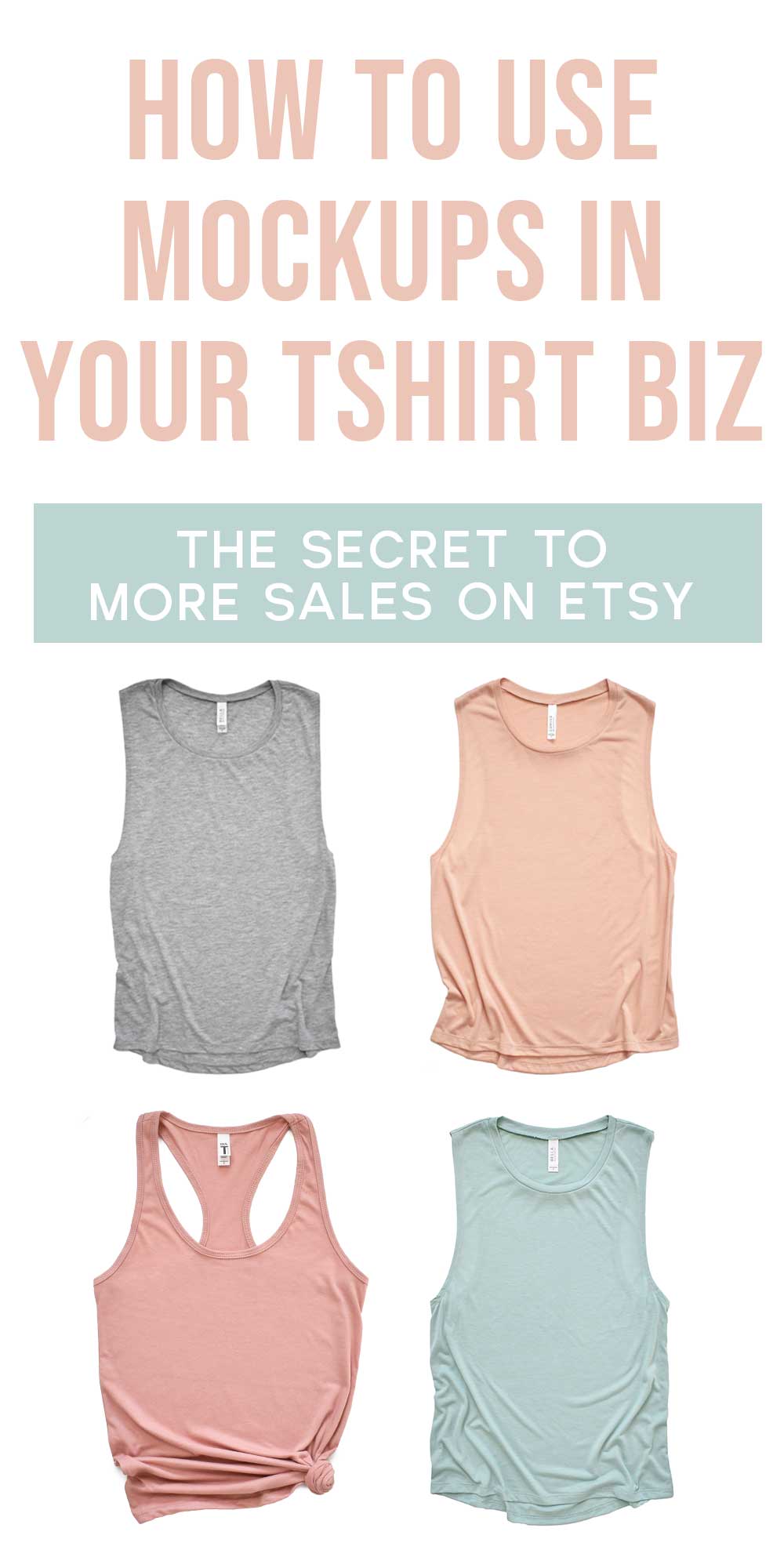 Tshirt Mockups for Your Creative Business + Online Shop