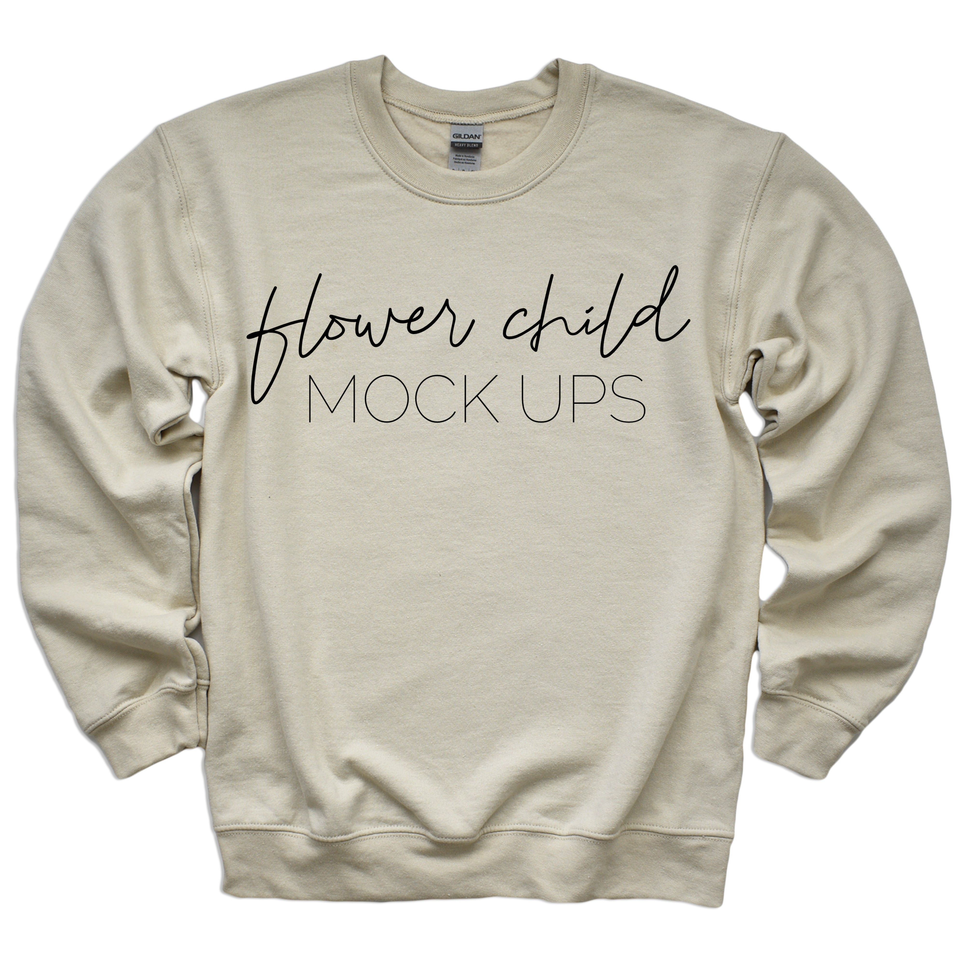 Sand discount gildan crewneck