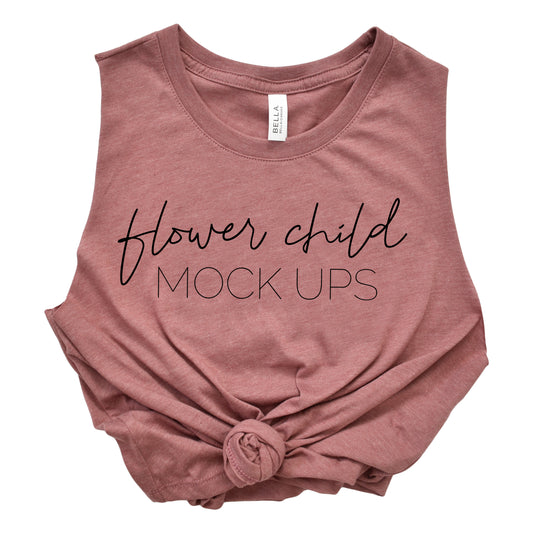 Bella Canvas 6682 Heather Mauve - flowerchildmockups