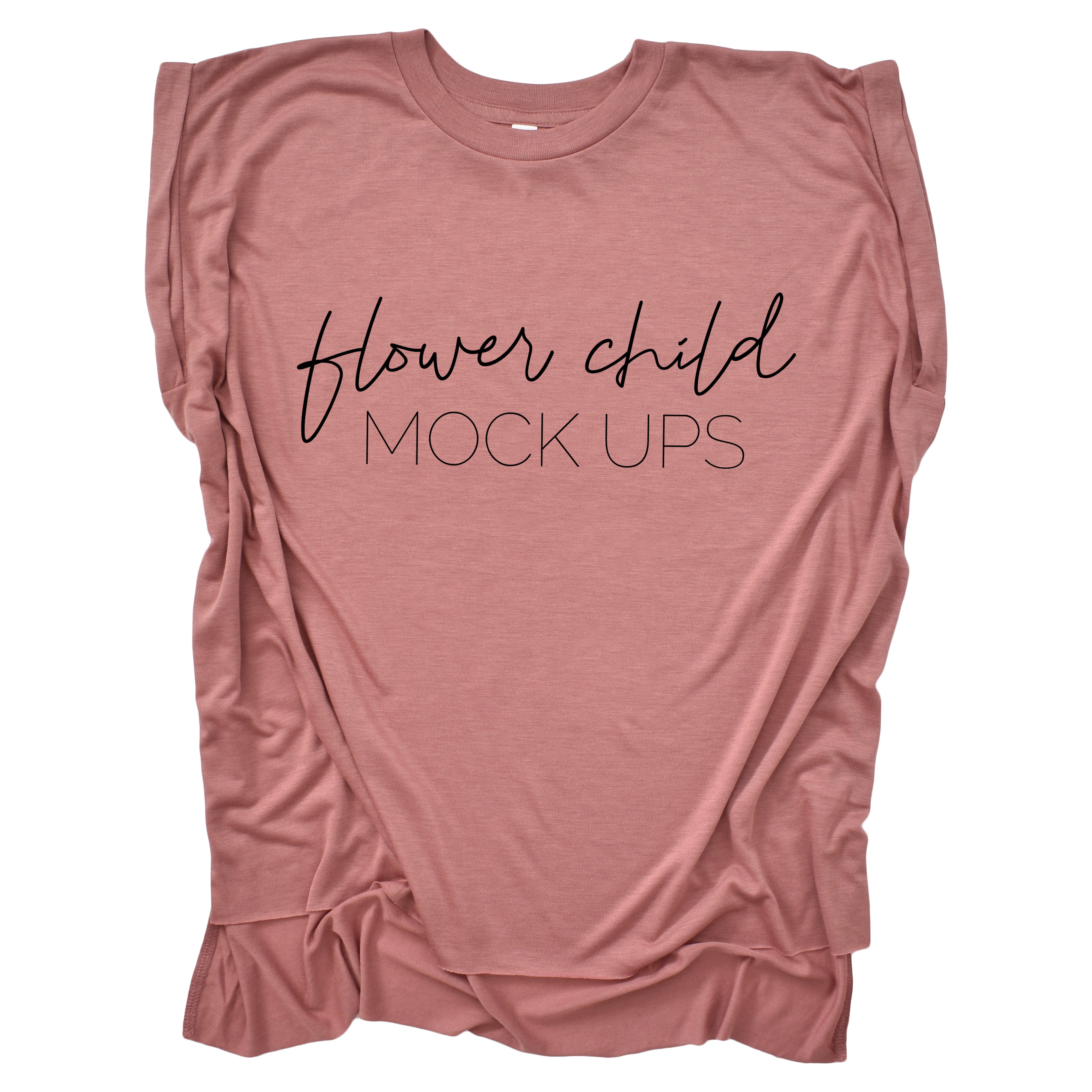 Bella Canvas 8804 Mauve Mockup Flower Child Mock ups