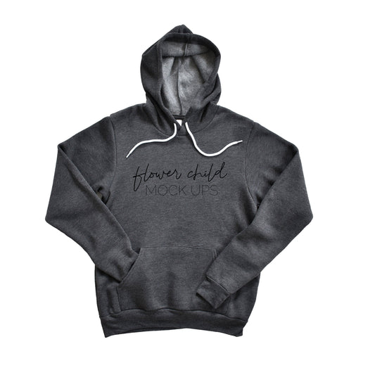 Bella Canvas 3719 Dark Grey Heather Mockup