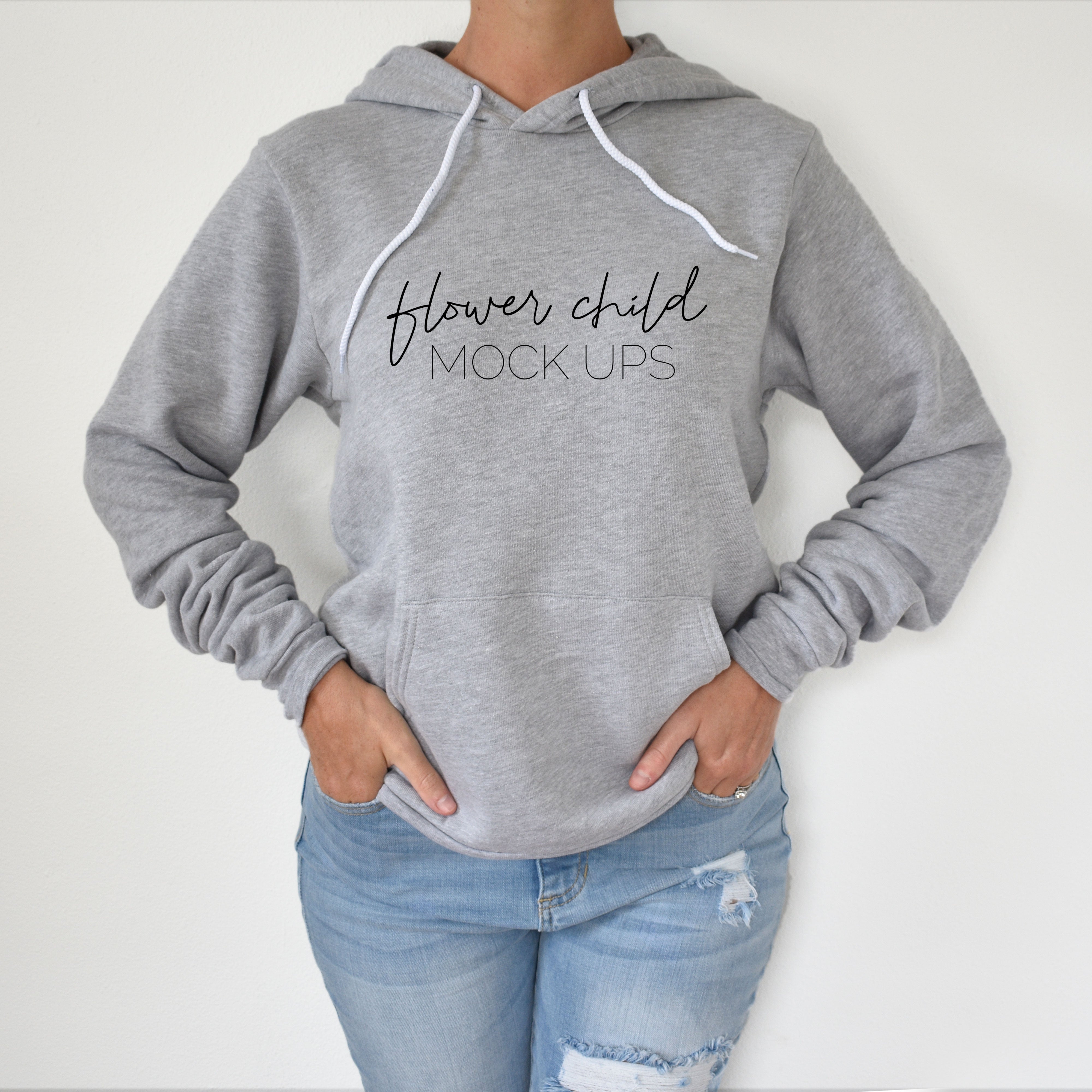 Bella Canvas 3719 Mockup Athletic Heather